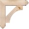 Ekena Millwork Westlake Arts and Crafts Smooth Bracket w/ Offset Brace, Douglas Fir, 7 1/2"W x 30"D x 30"H BKT0806X30X30WTL03SDF - alternate 4